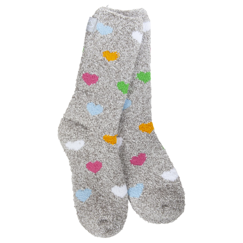 Holiday Spring Light Weight Cozy Crew - Heartfelt Multi Grey