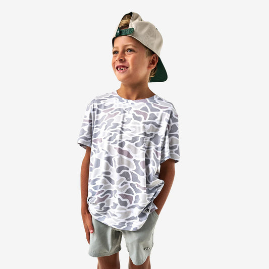 Toddler/Youth White Camo Go To Tee