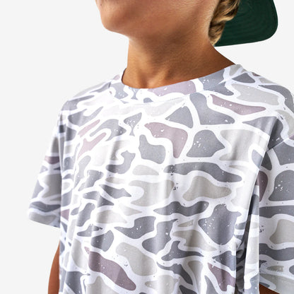 Toddler/Youth White Camo Go To Tee