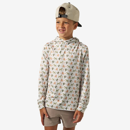 Youth Mallard Duck Dog Burlebo Performance Hoodie