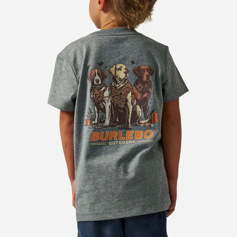 Toddler/Youth Dark Heather Camo Duck Dogs Short Sleeve Tee