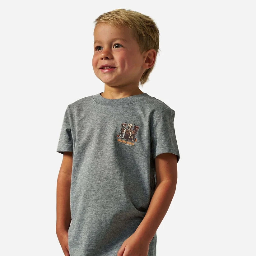 Toddler/Youth Dark Heather Camo Duck Dogs Short Sleeve Tee