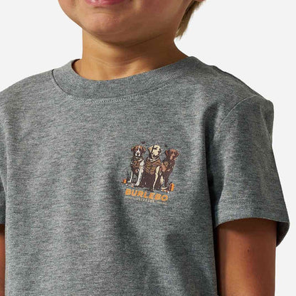 Toddler/Youth Dark Heather Camo Duck Dogs Short Sleeve Tee
