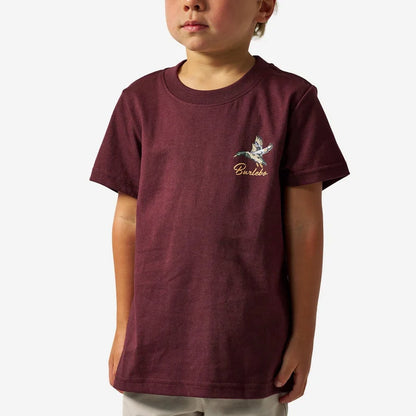 Toddler/Youth Maroon Pintail Triangle Duck Short Sleeve Tee