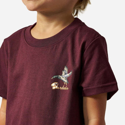 Toddler/Youth Maroon Pintail Triangle Duck Short Sleeve Tee