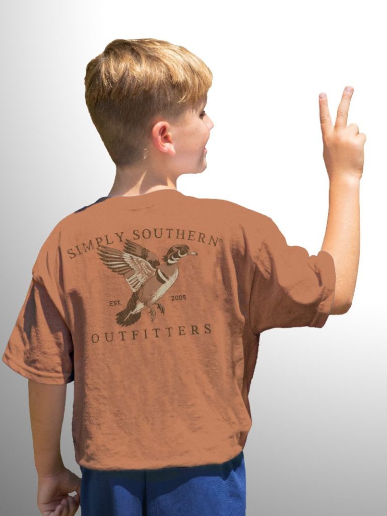 Boy's Chestnut Wood Duck Tee