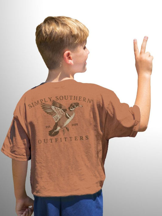Boy's Chestnut Wood Duck Tee