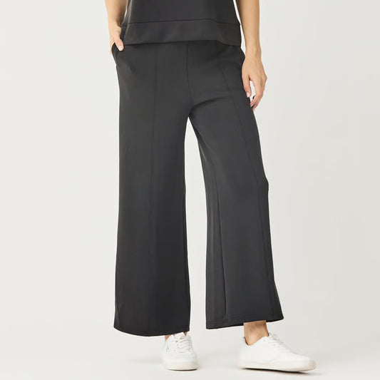 Black Payton Wide Leg Pants
