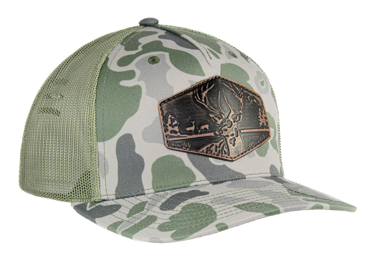 Buck Old School Camo Trucker Hat