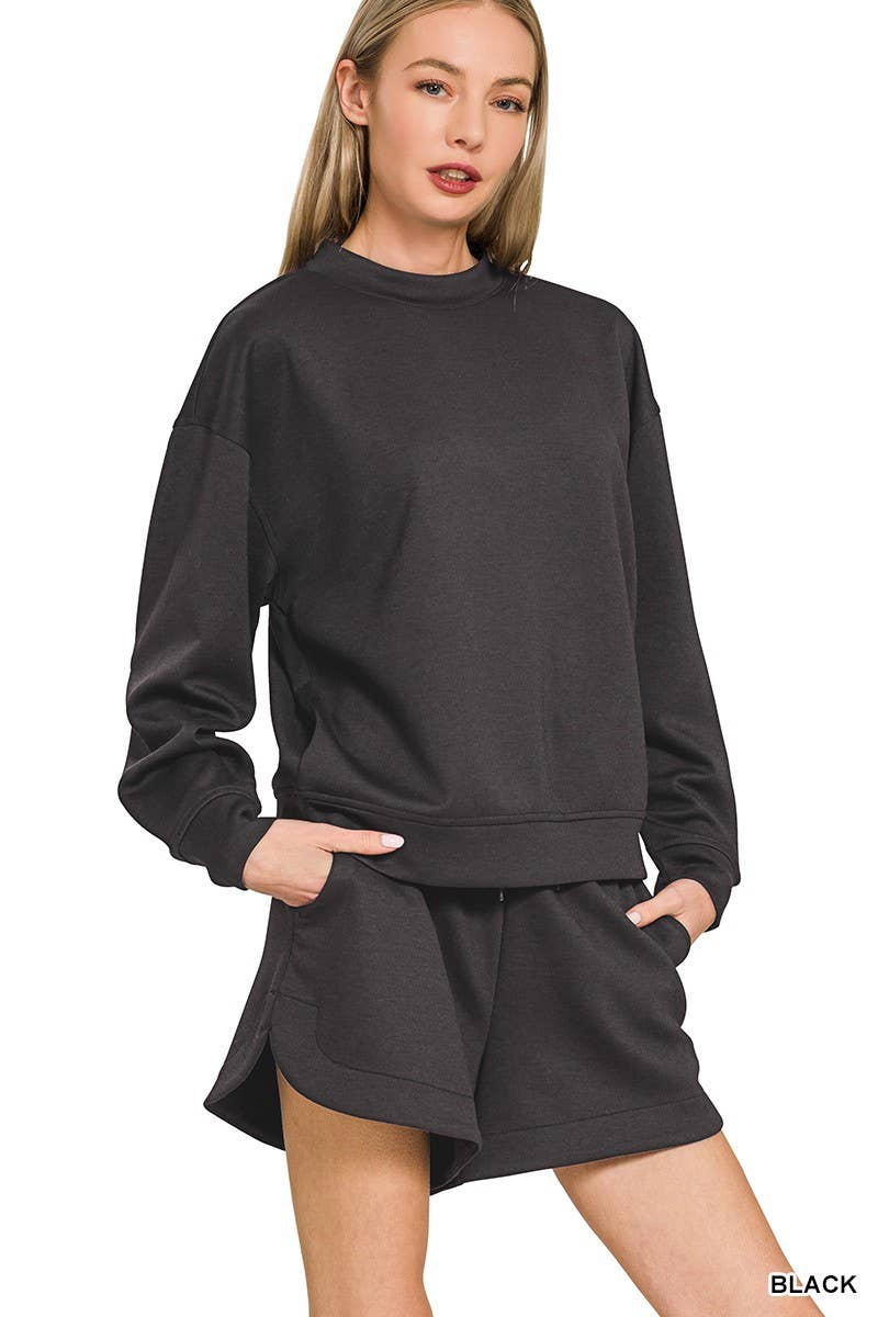 On The Go Pullover & Short Set