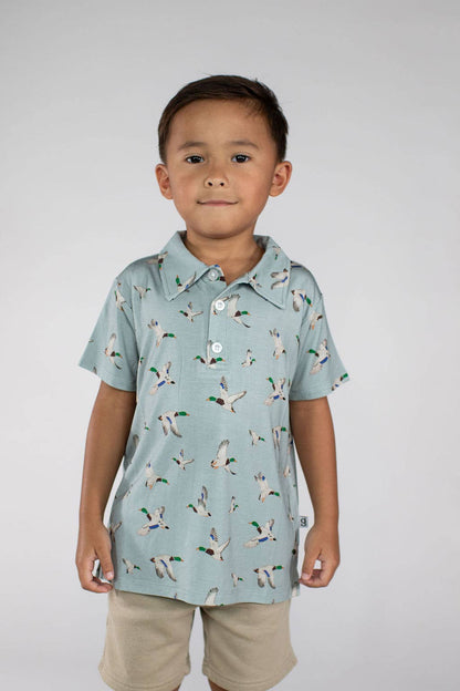 Mallard Ducks Short Sleeve Polo