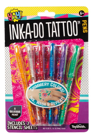 Yay! Ink-A-Do Tattoo Gel Pen Set