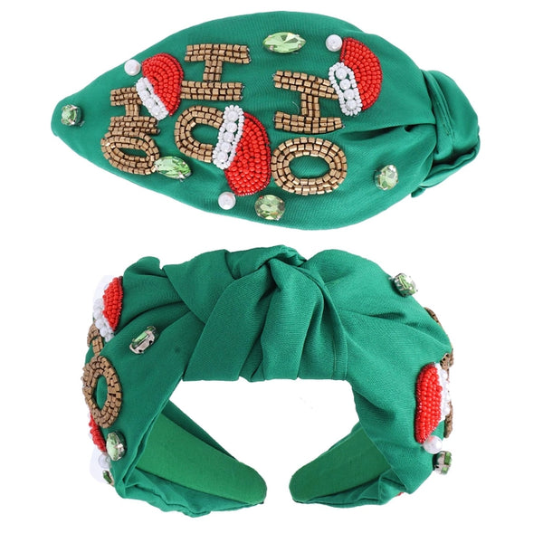Ho Ho Ho Santa Knot Headband