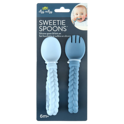 Itzy Ritzy Sweetie Spoons - Blue