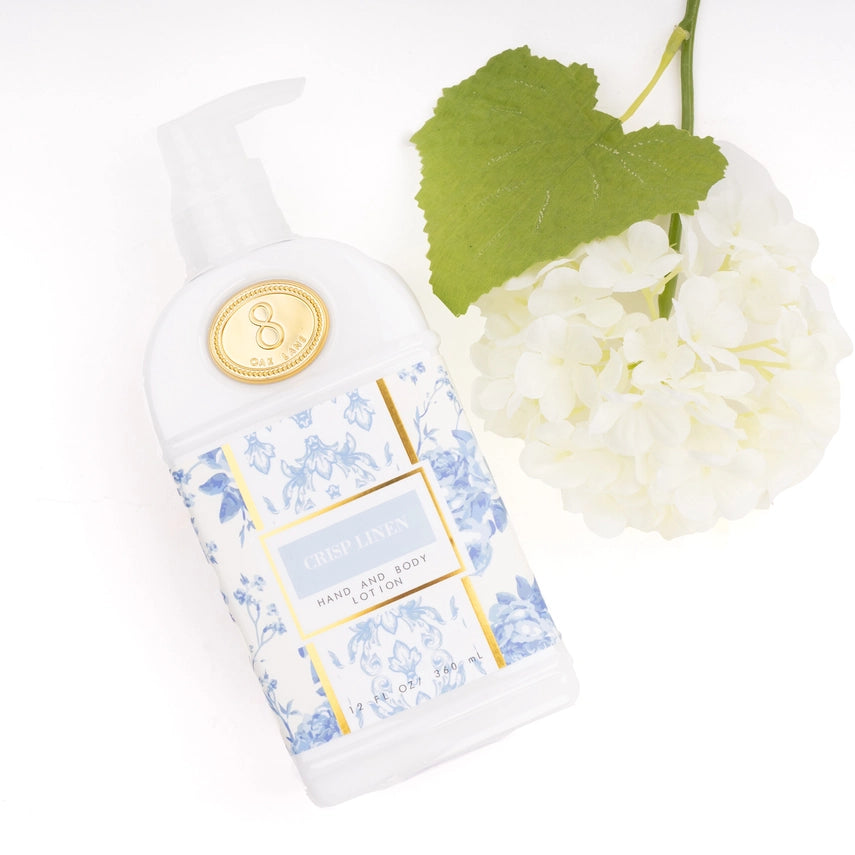 Crisp Linen 12oz Hand & Body Lotion