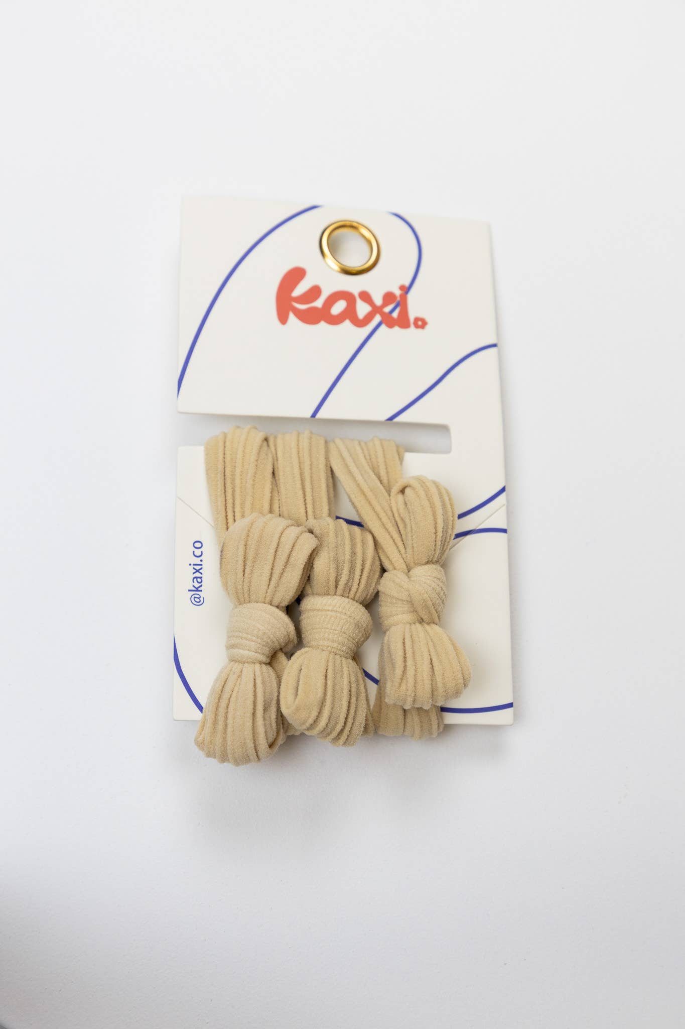 Kaxi Nylon Bow Slick Back Hair Ties