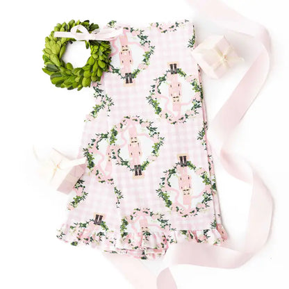 Sugarplum Gingham Ruffle Kitchen Towel Set