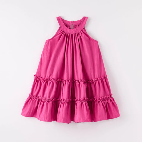 Youth Rose Red Halter Dress