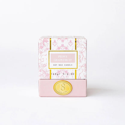 Peony Grapefruit 5.6oz Soy Wax Candle