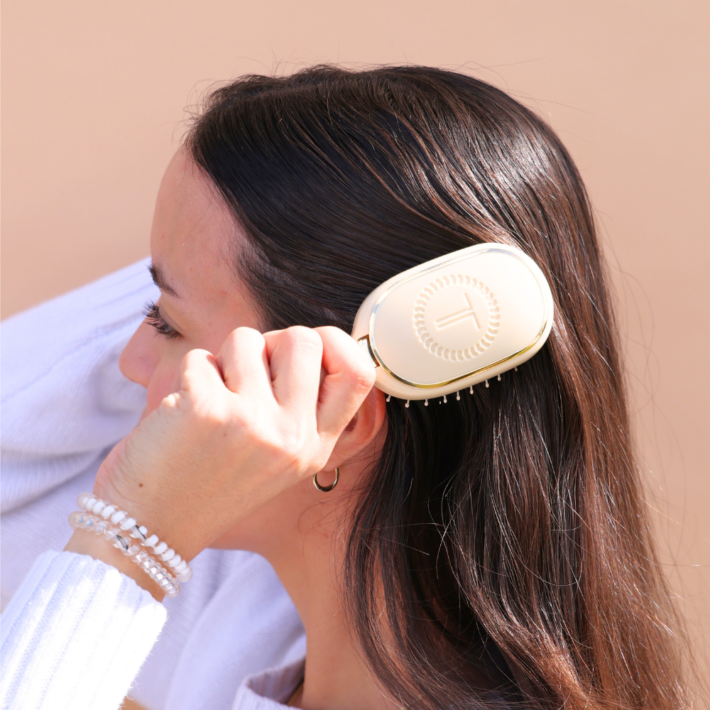 TELETIE Mini Boar Brush | Tan
