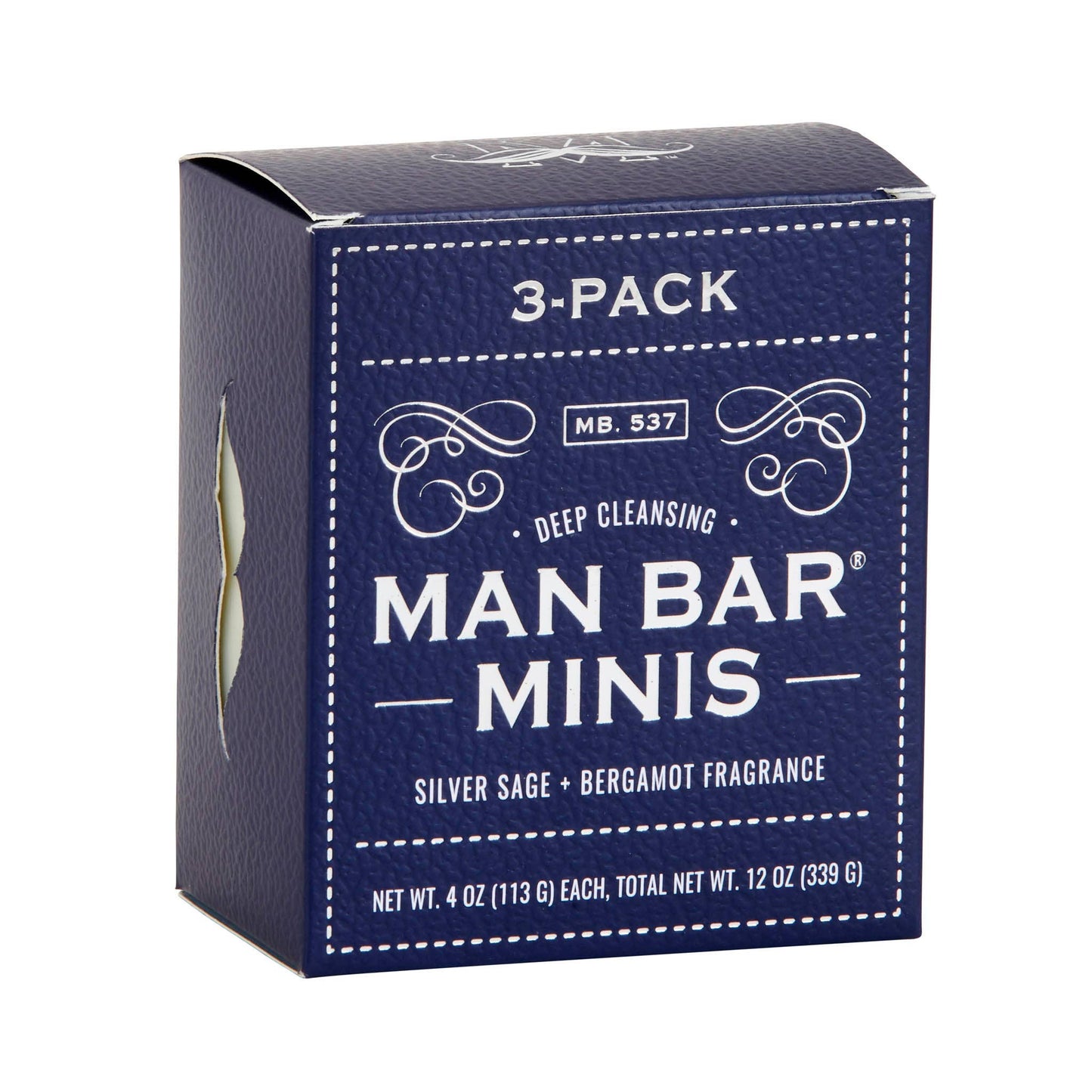 Man Bar Miniature 3pc Gift Set - Silver Sage & Bergamot