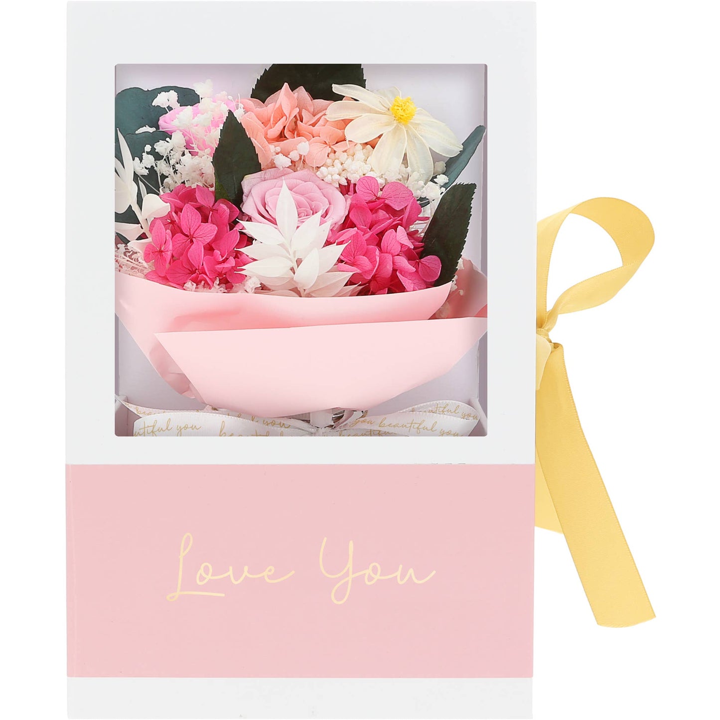 Pink Love You Preserved Floral Bouquet