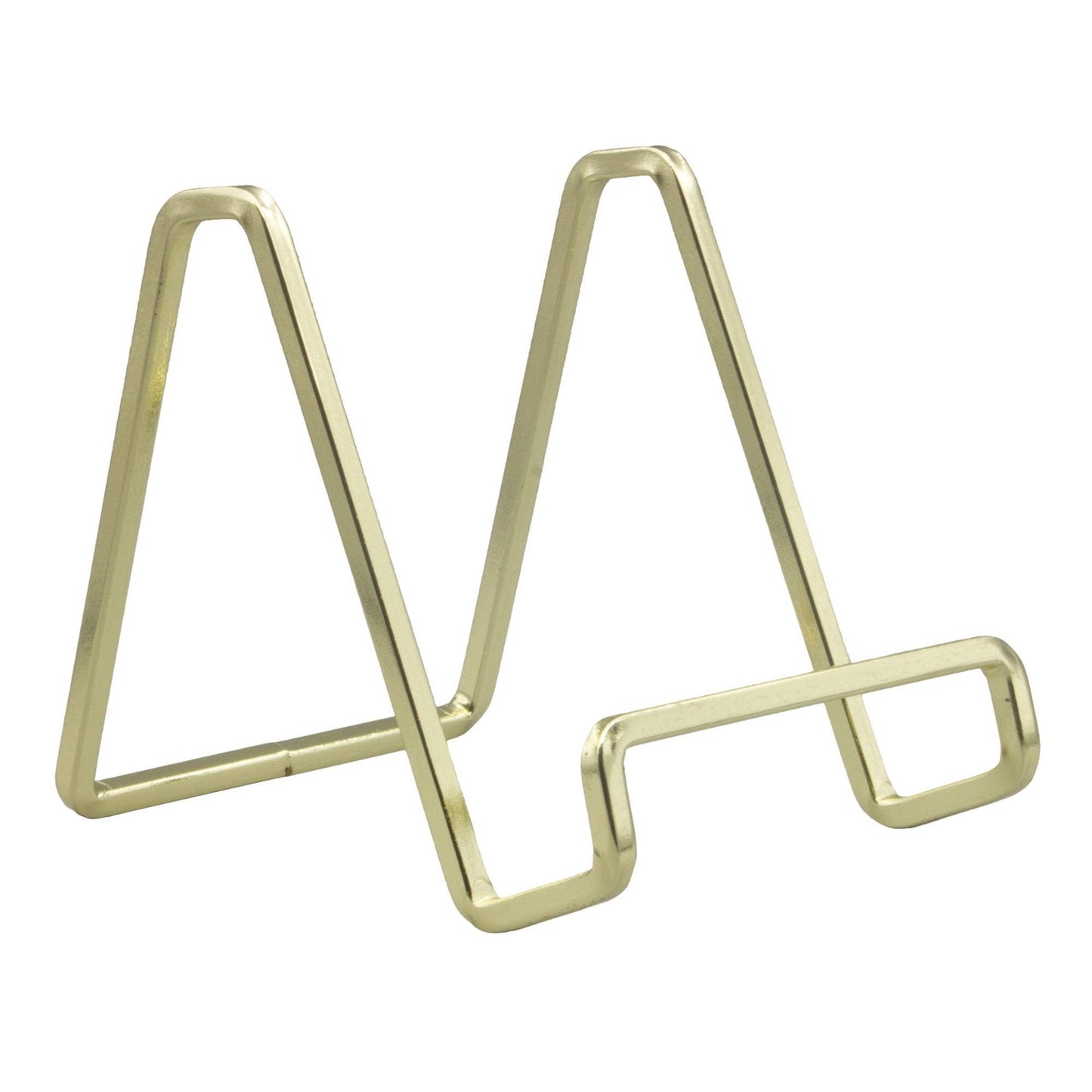 Plated Square Wire Stands - Brass