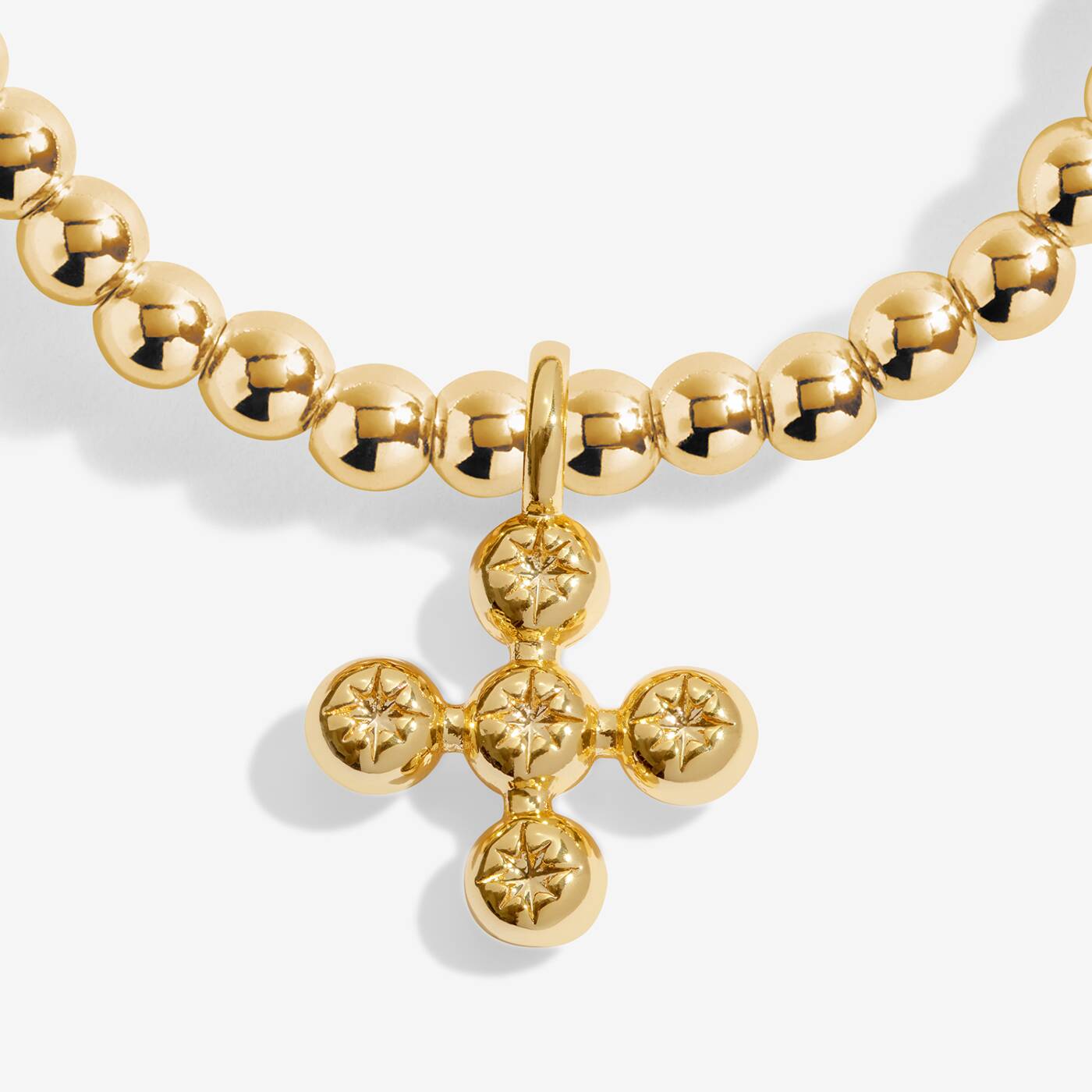 Gold-Tone Plated God Is With You Bracelet Set