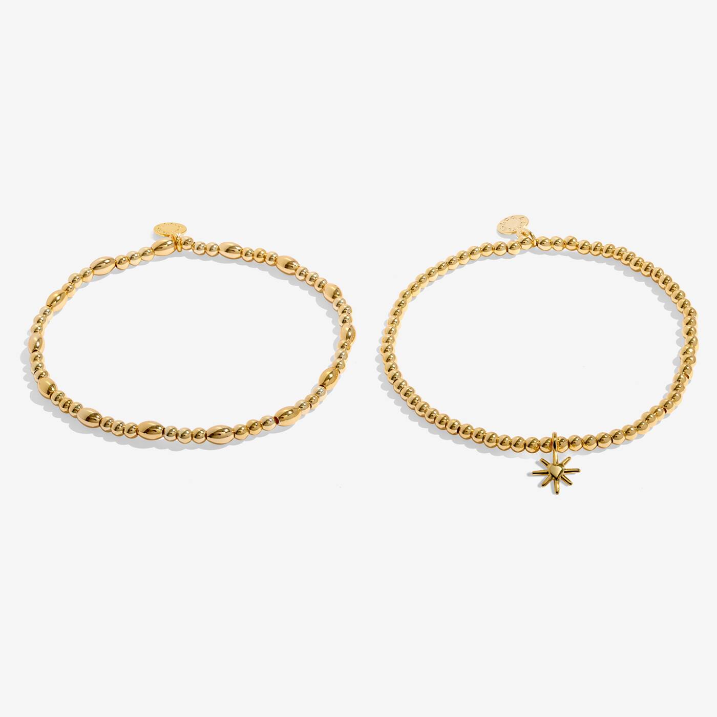 Gold-Tone Plated Count Your Blessings Bracelet Set