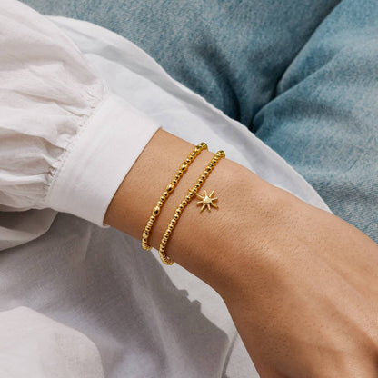 Gold-Tone Plated Count Your Blessings Bracelet Set