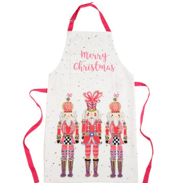 Gold Foil Nutcracker Apron