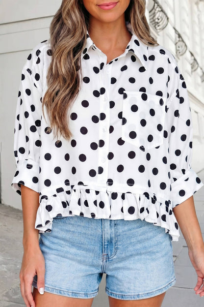 Pretty Little Dots Button Up Shirt