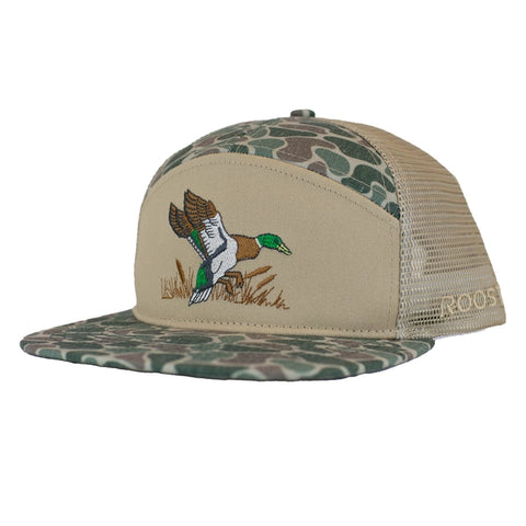 Youth Camo Roost 7 Panel Full Color Duck Hat