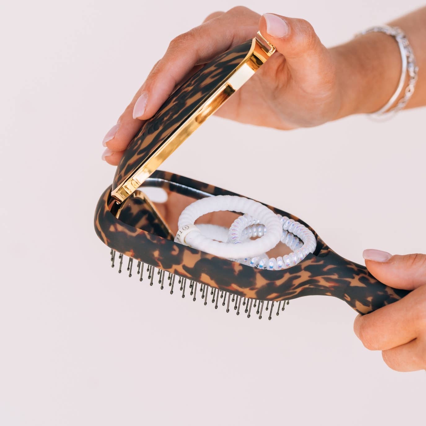 TELETIE Detangler Hair Brush for Thick Hair | Tortoise