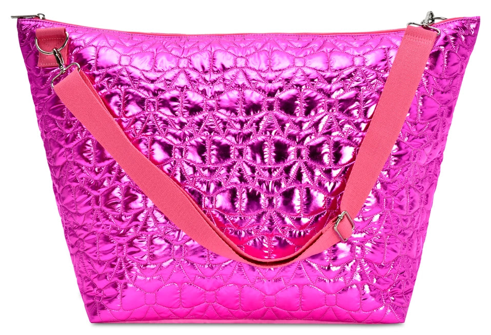 Shining Bows Puffy Weekender Bag