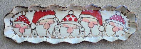 Santa Cracker Tray