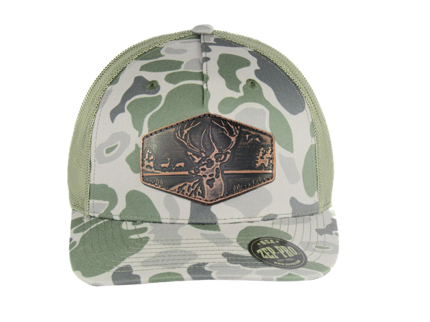 Buck Old School Camo Trucker Hat