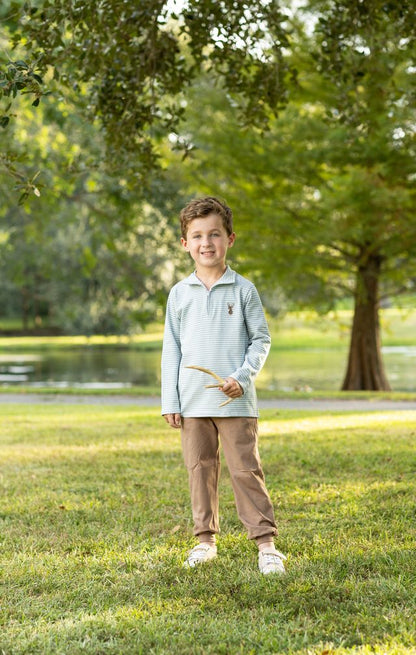 Trotter Street Deer 1/4 Zip Pullover