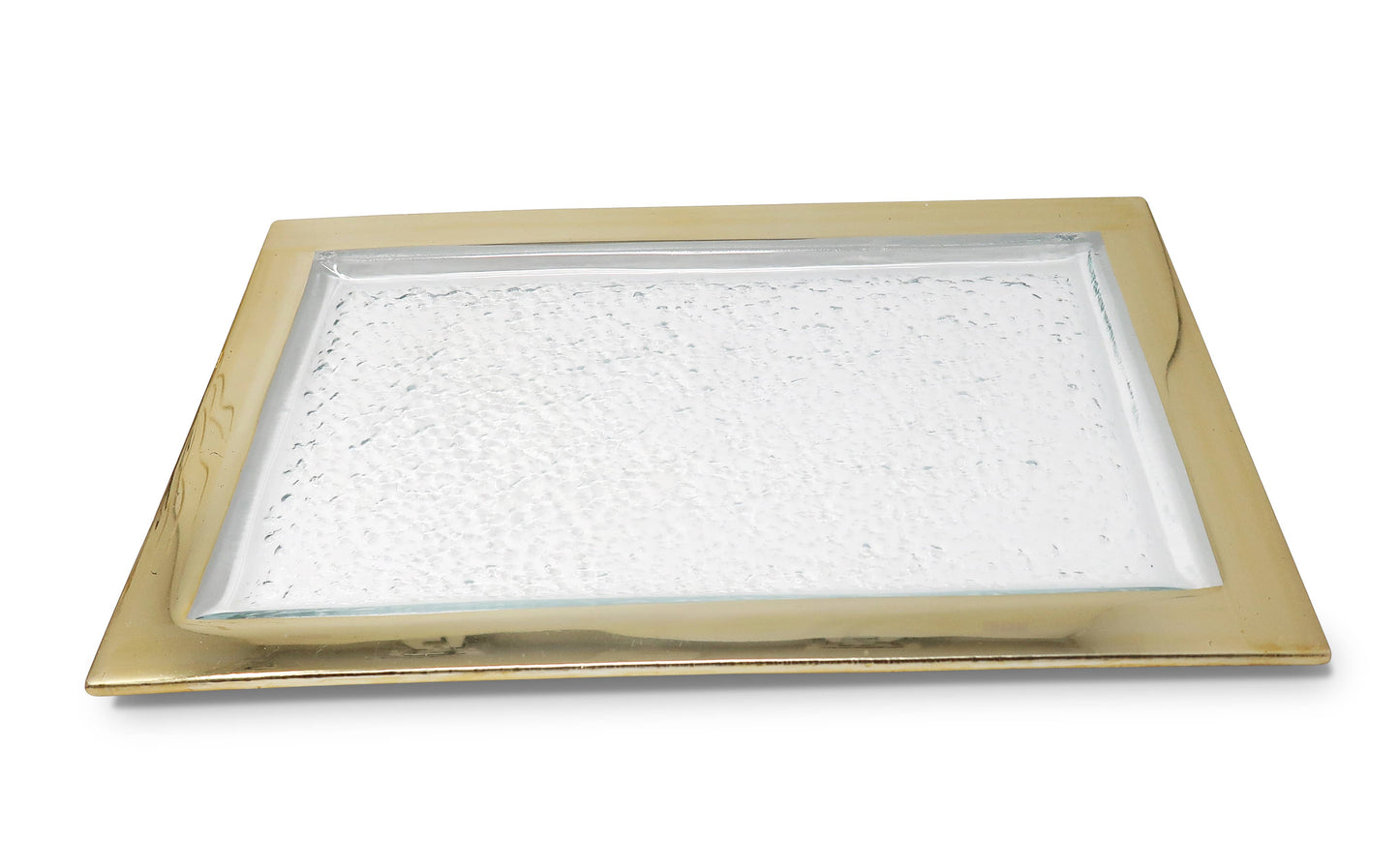 Small Oblong Tray With Gold Border