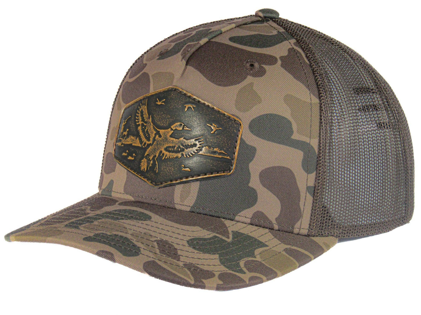 Green, Gray, & Camo Mallard Trucker Hat