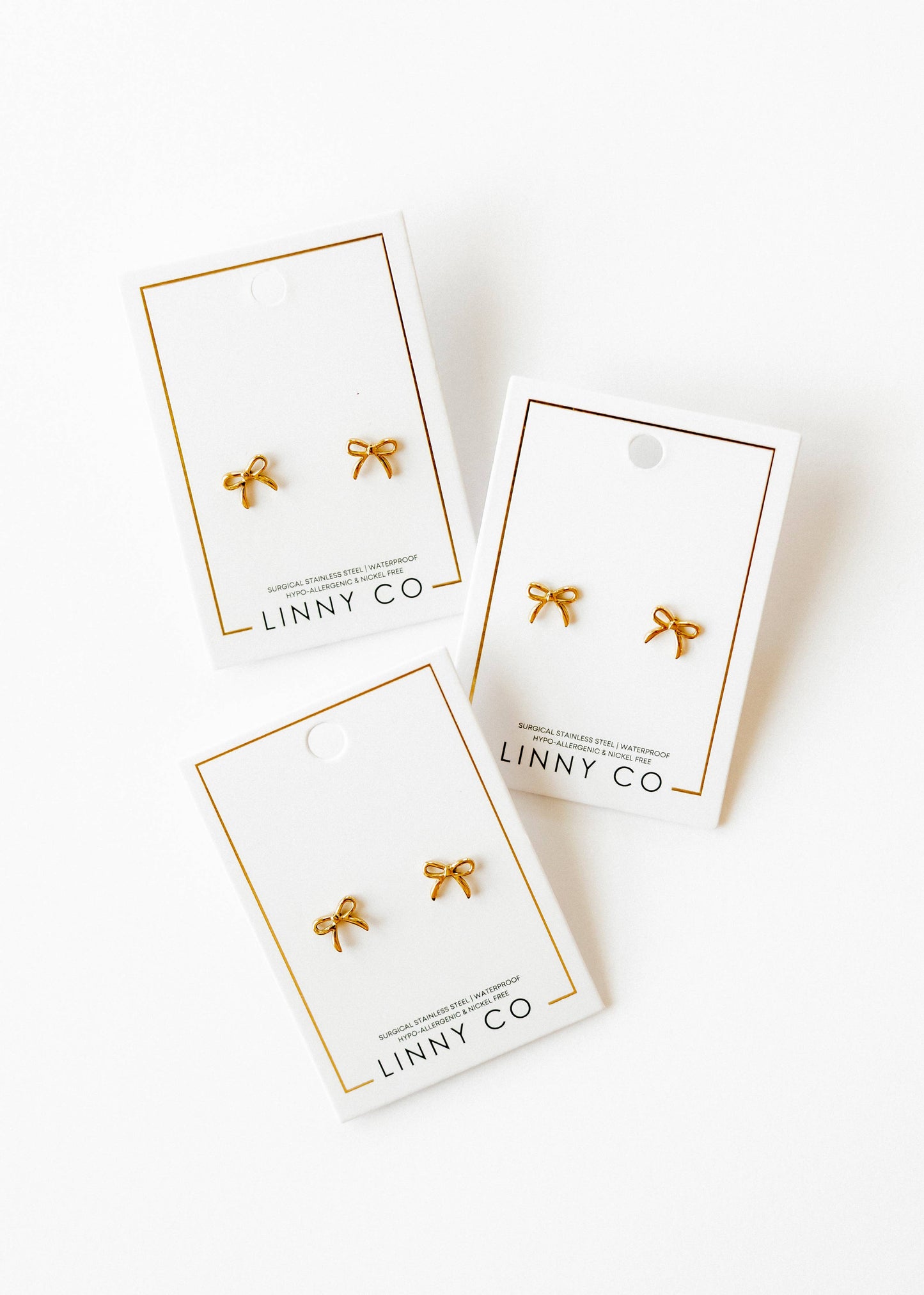 Sadie Gold Screwback Stud Earrings