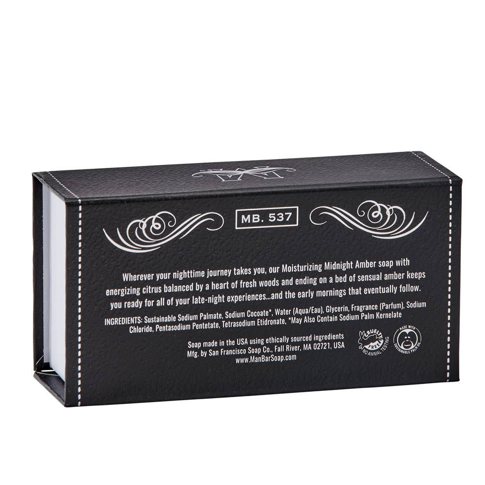 Man Bar Soap - Midnight Amber