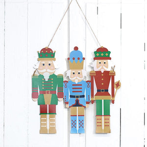 Red, Green, & Gold Nutcracker March Door Hanger