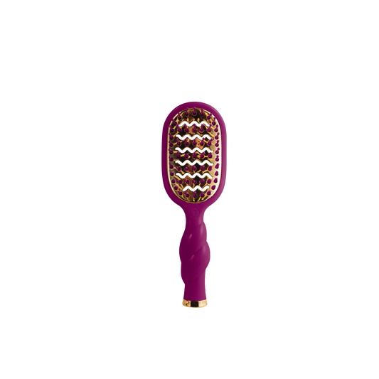 TELETIE Mini Vented Hair Brush | Mulberry
