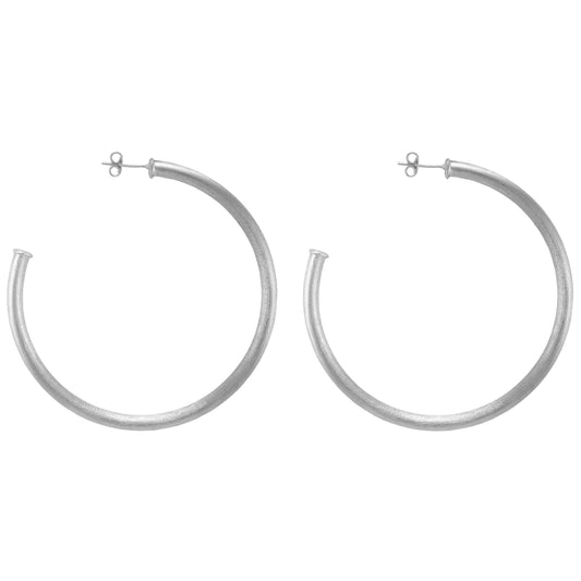 Everybody's Favorite Hoops - Brushed Silver