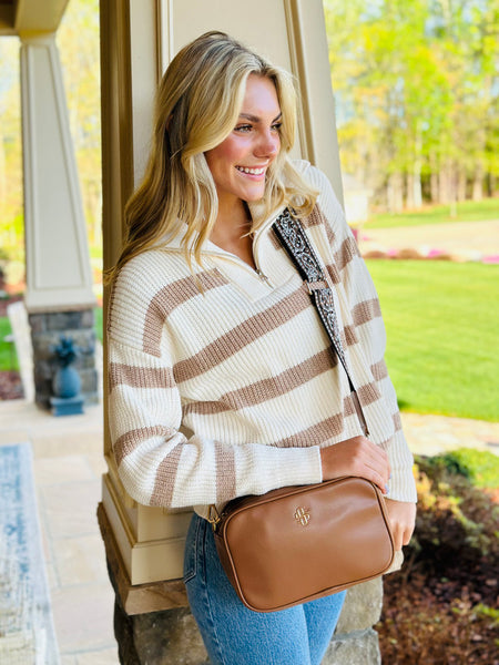 Desert Quarterzip Sweater