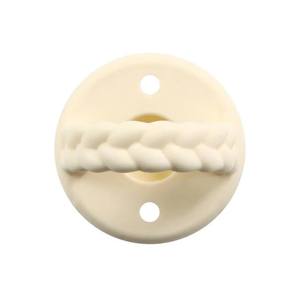 Sweetie Soother™ Pacifier 2-Pack - Toast & Buttercream Braids