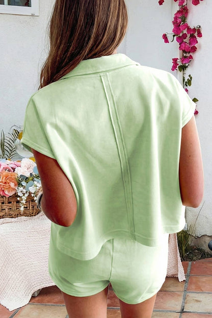 Key Lime Lounge Short Set