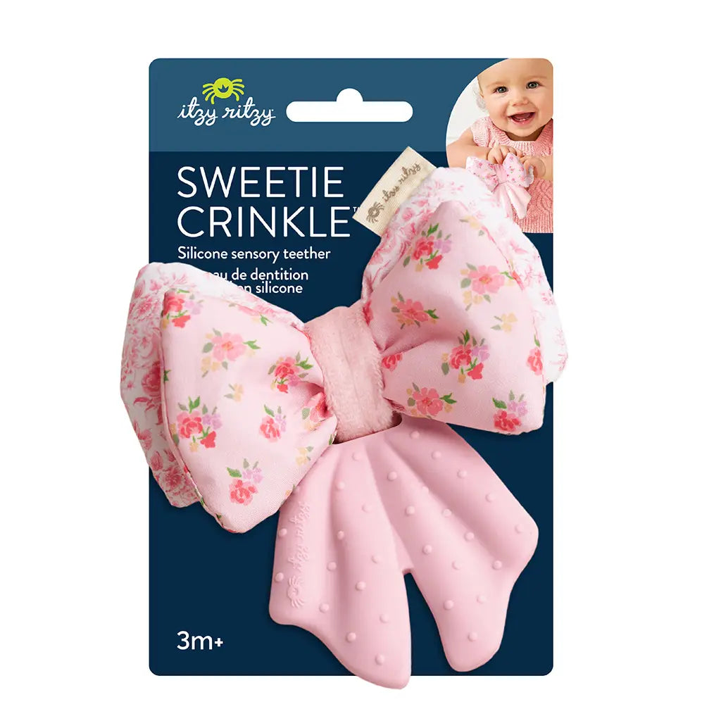 Sweetie Crinkle™ Sensory Teether - Bow