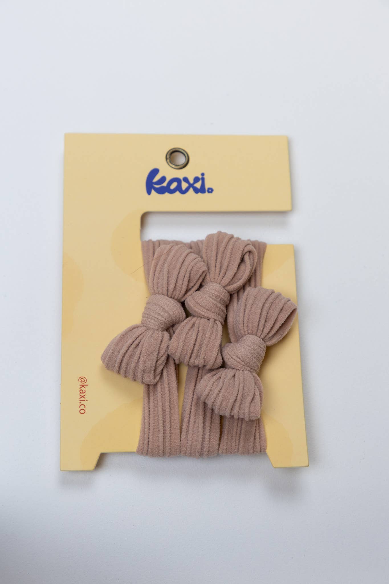 Kaxi Nylon Bow Slick Back Hair Ties